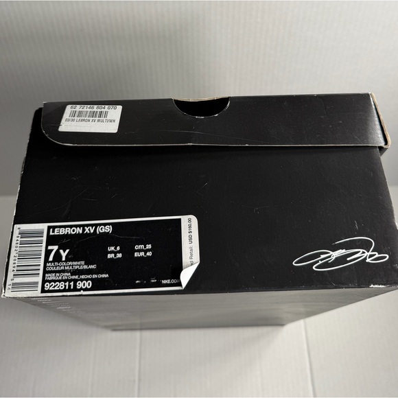 Nike LeBron 15 Fruity Pebbles 7Y/8.5W New OG Box - Picture 8 of 8